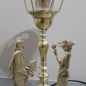 Γλυπτική με τίτλο "Lampe Art Déco Récu…" από Philippe Fautrez, Αυθεντικά έργα τέχνης
