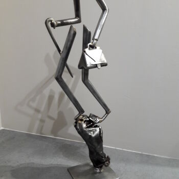 Rzeźba zatytułowany „Le passant” autorstwa Philippe Fautrez, Oryginalna praca