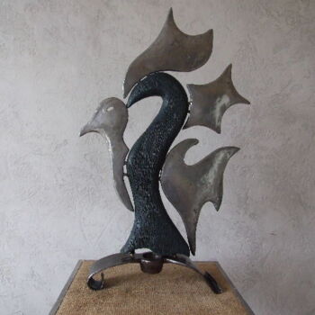 Скульптура под названием "oiseau" - Philippe Fautrez, Подлинное произведение искусства