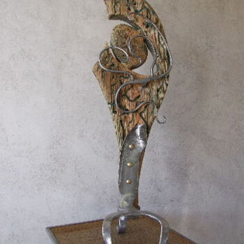 Sculpture titled "l'autre monde" by Philippe Fautrez, Original Artwork