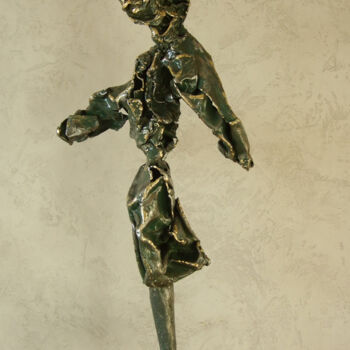Rzeźba zatytułowany „Partir” autorstwa Philippe Fautrez, Oryginalna praca