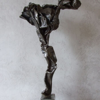 Скульптура под названием "L'ombre d'un doute" - Philippe Fautrez, Подлинное произведение искусства