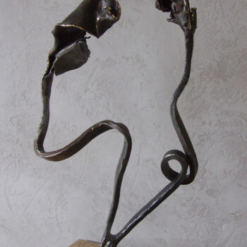 Sculpture intitulée "Le pour et le contre" par Philippe Fautrez, Œuvre d'art originale