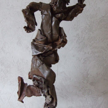 Sculpture intitulée "La bonne nouvelle" par Philippe Fautrez, Œuvre d'art originale