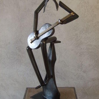 Скульптура под названием "Manitas" - Philippe Fautrez, Подлинное произведение искусства, Металлы