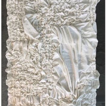 Art textile intitulée "Cicatrices" par Philippe Haniez, Œuvre d'art originale, Tissu