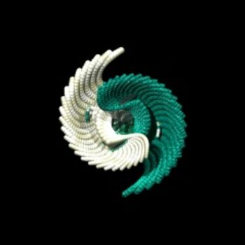 Digitale Kunst getiteld "Yin" door Philippe Jacqueroux, Origineel Kunstwerk