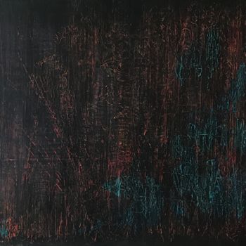 Pittura intitolato "MB2012AA" da Philippe Manson, Opera d'arte originale, Acrilico Montato su Telaio per barella in legno