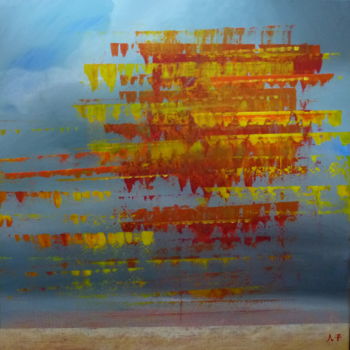 Pintura titulada "Sur l'épaule des gé…" por Philippe Manson, Obra de arte original, Acrílico Montado en Bastidor de camilla…