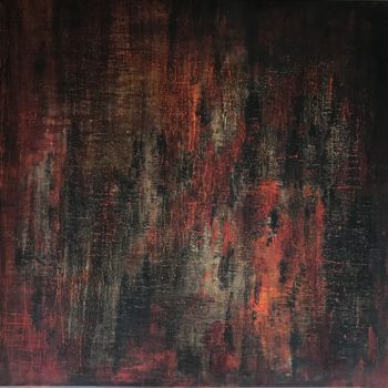 Картина под названием "YORB2003AB" - Philippe Manson, Подлинное произведение искусства, Акрил Установлен на Деревянная рама…