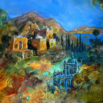 Painting titled "Ottoman Dream" by Philippe Metaireau, Original Artwork, Acrylic