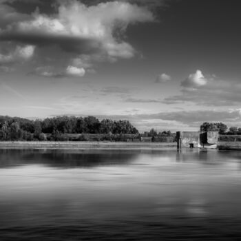 Photographie intitulée "Loire, lac de Loire" par Philippe Nannetti, Œuvre d'art originale, Photographie numérique