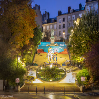 Fotografía titulada "Blois, Escaliers De…" por Philippe Nannetti, Obra de arte original, Fotografía digital