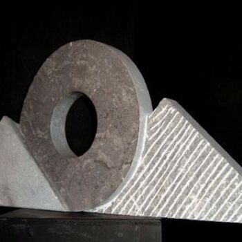 Sculpture titled "PASSAGE" by Philippe Olive, Original Artwork, Stone