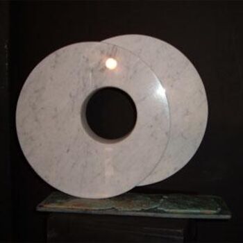Sculpture titled "COSMOGONIE" by Philippe Olive, Original Artwork, Stone
