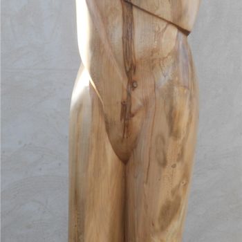 雕塑 标题为“BUSTE N°2..” 由Philippe Olive, 原创艺术品, 木
