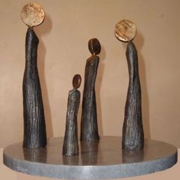 Sculpture titled "TERPNOS" by Philippe Olive, Original Artwork, Bronze