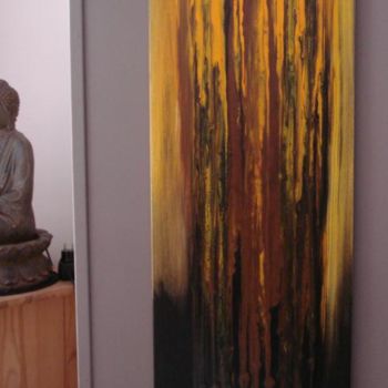 Peinture intitulée "l'esprit du bois" par Philippe Ostyn, Œuvre d'art originale