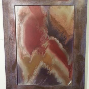 Pintura intitulada "Coeur saignant (A b…" por Philippe Ostyn, Obras de arte originais, Acrílico