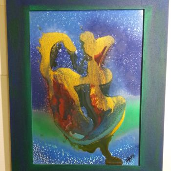 Peinture intitulée "La pieuvre (An octo…" par Philippe Ostyn, Œuvre d'art originale, Acrylique