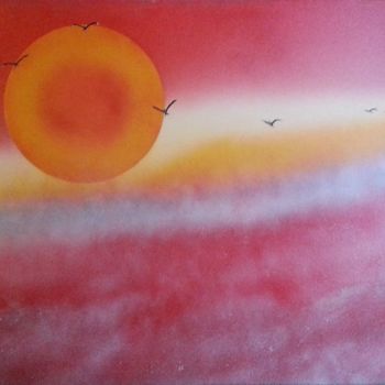 Peinture intitulée "L'envol" par Philippe Ostyn, Œuvre d'art originale, Acrylique