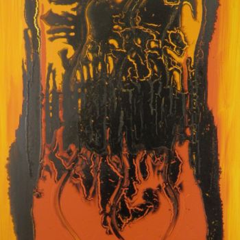 Peinture intitulée "Gatzi" par Philippe Ostyn, Œuvre d'art originale, Acrylique