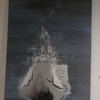 Painting titled "Le bateau fantome" by Philippe Ostyn, Original Artwork, Acrylic