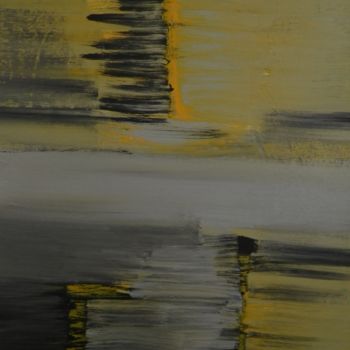 Peinture intitulée "Le voile jaune" par Philippe Ostyn, Œuvre d'art originale, Acrylique