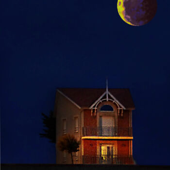 Photography titled "Ciel de lune." by Philippe Renou, Original Artwork