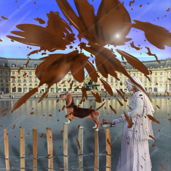 Arte digitale intitolato "L'ENTARTEUSE ! - Th…" da Philippe Renou, Opera d'arte originale, Fotomontaggio