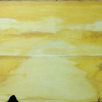 Peinture intitulée "le passage des cana…" par Philippe Roussel, Œuvre d'art originale, Huile