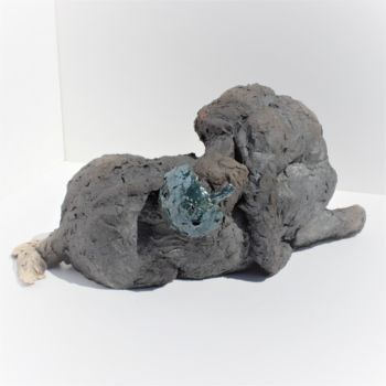 Скульптура под названием "le Centaure du val" - Philippe Rude, Подлинное произведение искусства, Глина