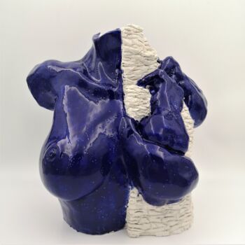 Sculpture intitulée "Le Cancer du Cygne" par Philippe Rude, Œuvre d'art originale, Argile