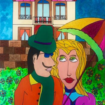 Painting titled "Les héritiers" by Philippe Seigle, Original Artwork, Acrylic