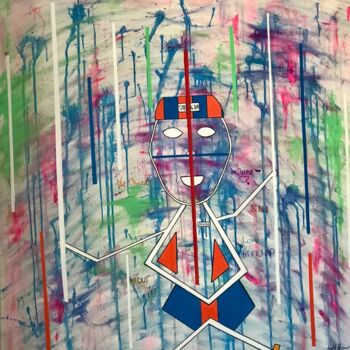 Painting titled "The box" by Philippe Seigle, Original Artwork, Acrylic