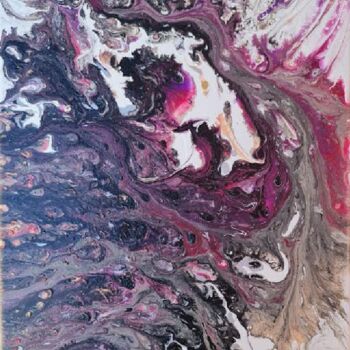 Pittura intitolato "Galaxie 2" da Philippe Vignaux, Opera d'arte originale, Acrilico