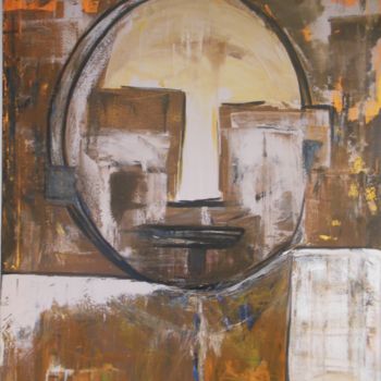 Painting titled "Autoportrait N°3" by Philippe Vos, Original Artwork