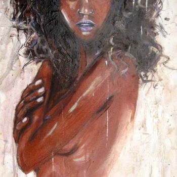 Картина под названием "Femme" - Philippe Blanchard, Подлинное произведение искусства, Акрил