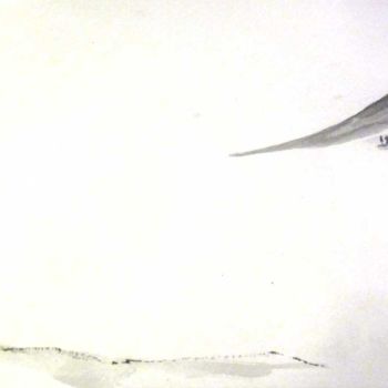 Painting titled "sumi-e2" by Philippe Blanchard, Original Artwork, Ink