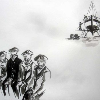 제목이 "dz12"인 미술작품 Philippe Blanchard로, 원작, 잉크