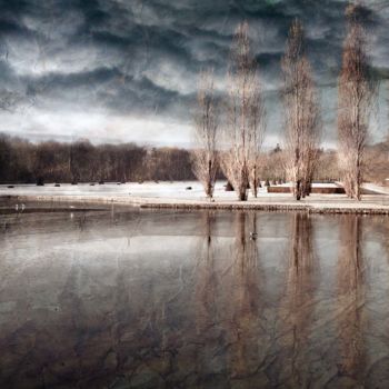 Photography titled "Plan d'eau du Parc…" by Philippe Bousseau, Original Artwork, Digital Photography