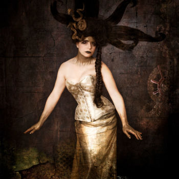 Fotografia intitolato "Gorgone" da Philippe Bousseau, Opera d'arte originale, Fotografia digitale
