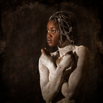 Photography titled "Black Lady Kalinda" by Philippe Bousseau, Original Artwork, Digital Photography