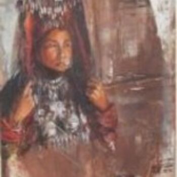 Peinture intitulée "Mariée Turkmène et…" par Philippe Bouvet, Œuvre d'art originale