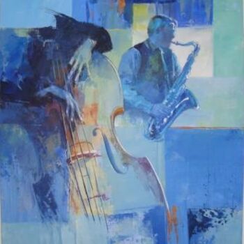 绘画 标题为“Quand le jazz est là” 由Philippe Bouvet, 原创艺术品