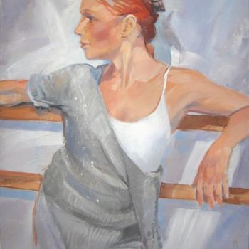 Painting titled "Pause à la barre" by Philippe Bouvet, Original Artwork