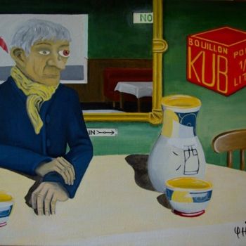 Peinture intitulée "No Kub in Sake" par Philippe Corp, Œuvre d'art originale