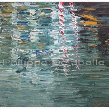 Painting titled "30-x-40-reflet-veni…" by Philippe Delaballe, Original Artwork