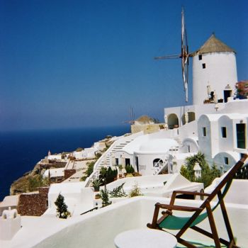 Photography titled "Santorin 21" by Philippe Leclerc, Graphiste, Original Artwork