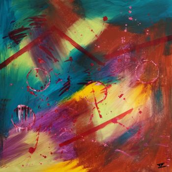 Painting titled "Mix Of Colors IV" by Philippe Pascual, Original Artwork, Acrylic